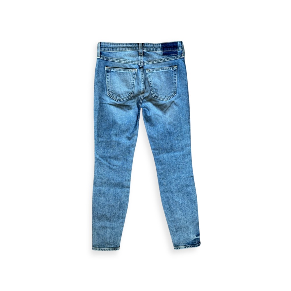 AMO Twist Yours Truly Jeans Denim straight leg Size 25 - Picture 4 of 10